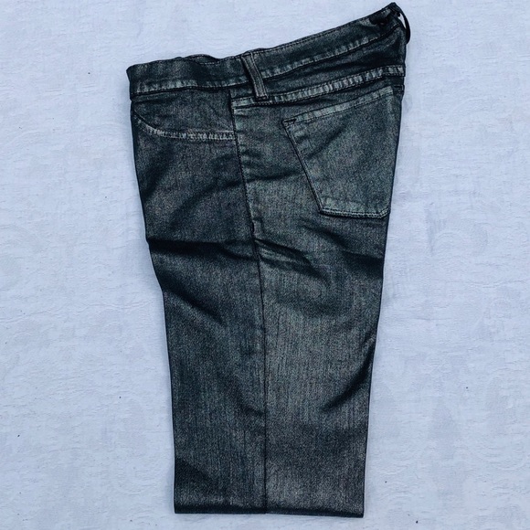 FLYING MONKEY**Pewter Silver Denim Jeans Size 26 - Picture 1 of 8